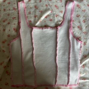 White Crop Top - Size M